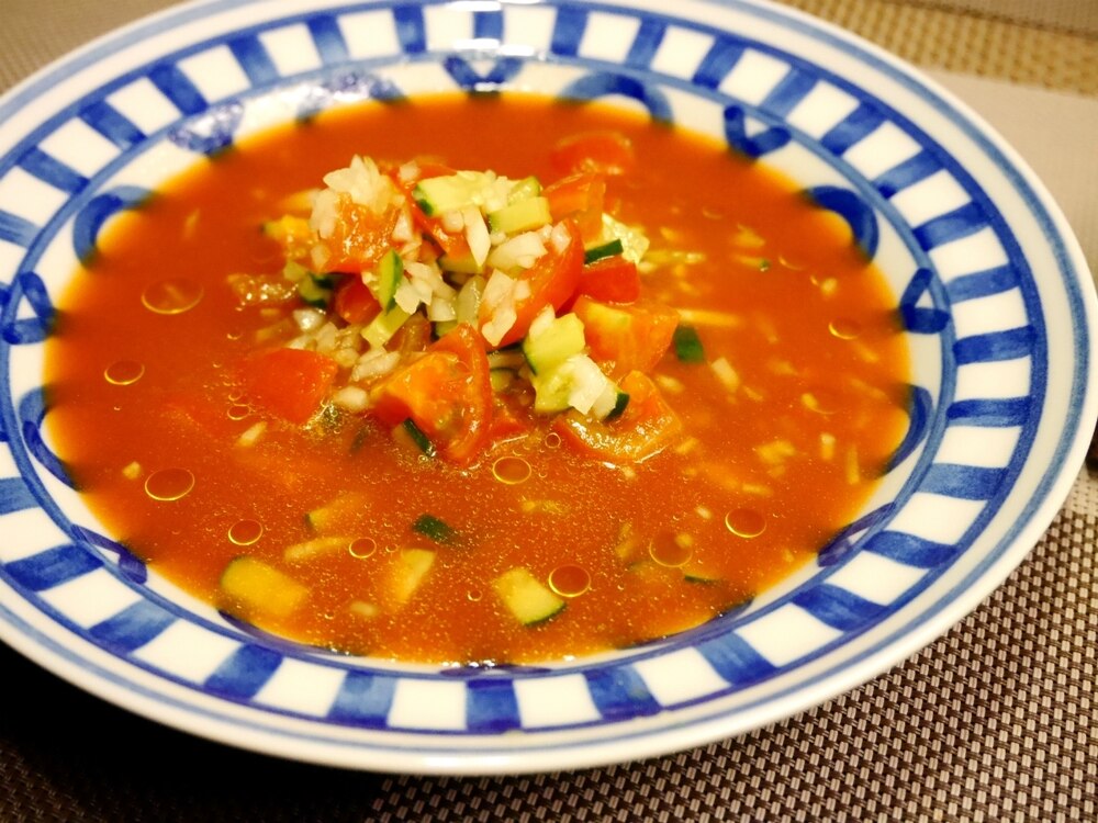 食欲のない日の助けメニュー！冷たいスープでさっぱり